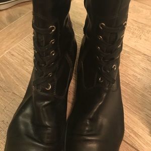 Stuart Weitzman women’s black leather boots